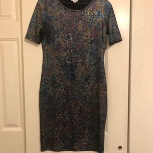LuLaRoe Julia Dress Size Medium
